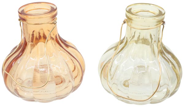 Edle bauchige Vase 6,5x6,5x3cm feinstes Glas